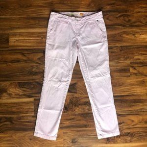 Pilcro (Anthropologie) Light-Pink Hyphen Fit Pants